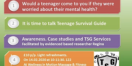 Teenage Survival Guide: introductory workshop primary image