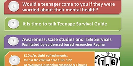 Teenage Survival Guide: Workshop for parents and carers primary image