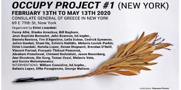 Invitation to the opening of "Occupy Project"