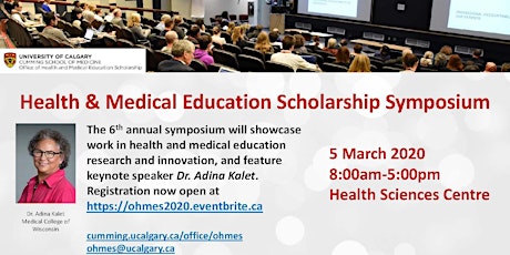 Health & Medical Education Scholarship Symposium 2020 primary image