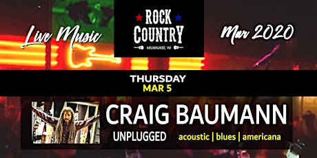 Craig Baumann Unplugged at Rock Country! primary image