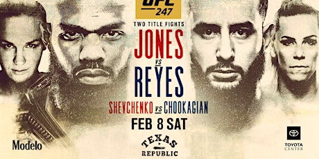 UFC 247 Jones vs Reyes Watch Party at Texas Republic primary image