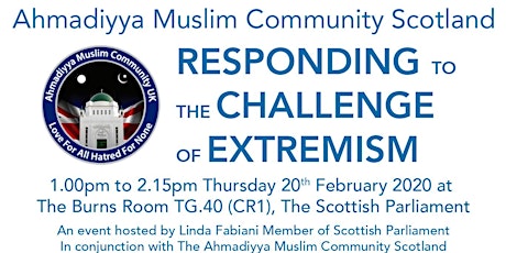 “RESPONDING TO THE CHALLENGE OF EXTREMISM” primary image