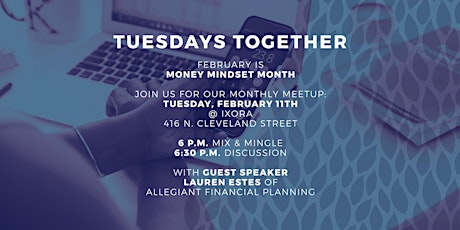 MONEY MINDSET for Creative Entrepreneurs - Tuesdays Together Feb Meetup primary image