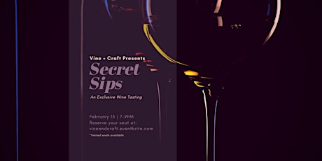 Vine + Craft: Secret Sips primary image