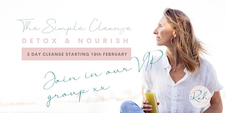 THE SIMPLE CLEANSE | 3 days to Detox & Nourish primary image