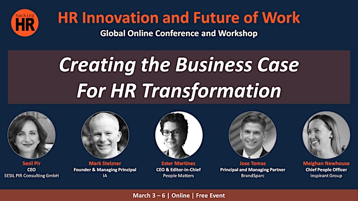 HR Innovation and Future of Work Global Online Conference and Workshop image