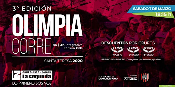 OLIMPIA CORRE 2020 - 3ra Maratón Santa Teresa