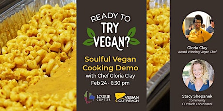 SOLD OUT Soulful Vegan Cooking Demo primary image