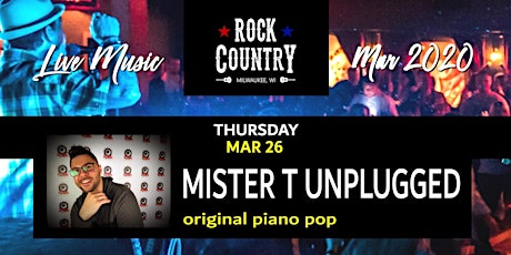 Mister T (original piano pop) at Rock Country! primary image