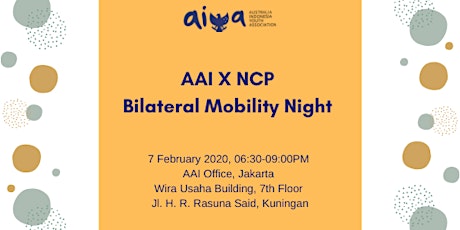 Bilateral Mobility Night - AIYA Storytelling & Networking with AAI x NCP primary image