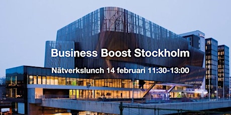 Nätverkslunch med Business Boost Stockholm primary image