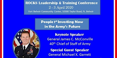 ROCKS Leadership Conference People 1st:  Investing Now in The Army's Future primary image