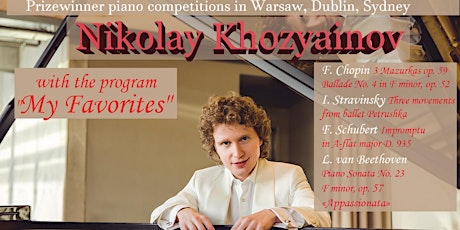 Nikolay Khozyainov with the program "My Favorites" in Calgary primary image