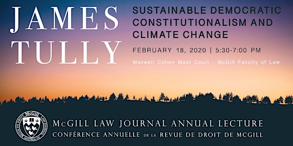 Sustainable Democratic Constitutionalism and Climate Change