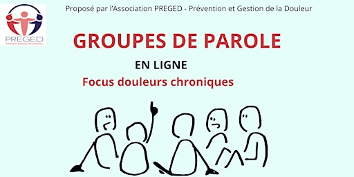 Imagen principal de Groupe de parole  libre DOULEURS CHRONIQUES  en ligne - Venez accompagné !