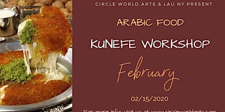 Arabic Food | Kunefe Workshop (with Mona Chehadi) primary image