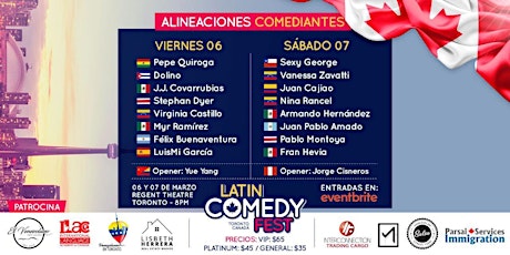 Primaire afbeelding van Latin Comedy Fest 2020 | Día 2