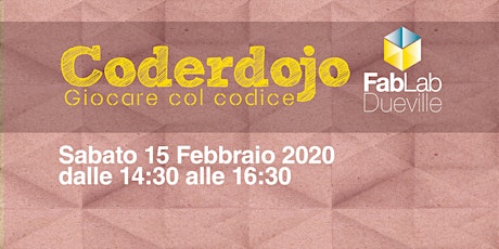 Immagine principale di Coderdojo Dueville 15 Febbraio 2020 