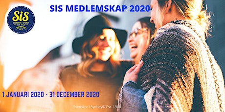 Svenskor i Sydney - SiS - Medlemskap 2020 Swedish Women in Sydney primary image