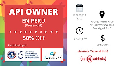 Imagen principal de Curso de Api Owner (Presencial)