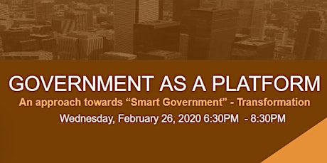 Government as a Platform - An approach towards “Smart Government” primary image