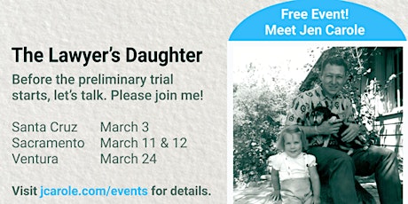 An Evening with The Lawyer's Daughter | Sacramento - Citrus Heights primary image