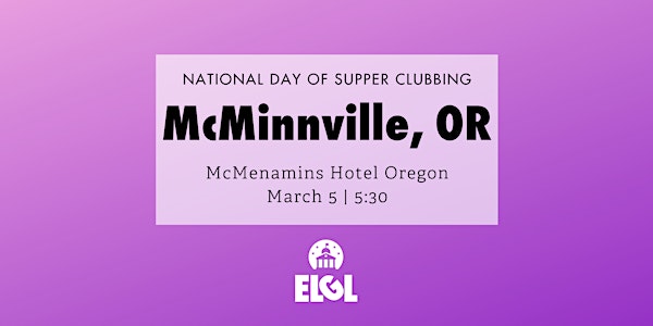 #NDOSC: McMinnville, OR