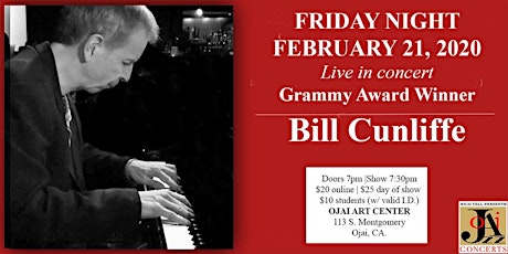Ojai Jazz Concerts Presents Grammy Winning Pianist Bill Cunliffe