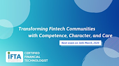 Information Session:How to become a Certified Financial Technologist (CFT) primary image
