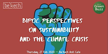Imagem principal do evento BIPoC Perspectives on Sustainability and the Climate Crisis