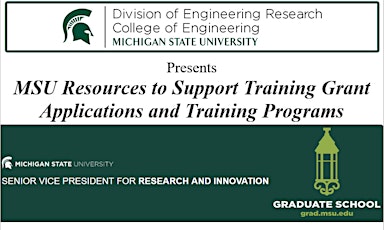 MSU Resources to Support Training Grant Applications and Training Programs primary image