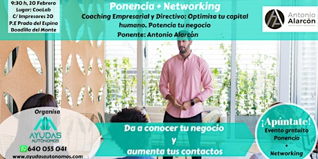 Imagen principal de Networking + ponencia Coaching Empresarial y Directivo