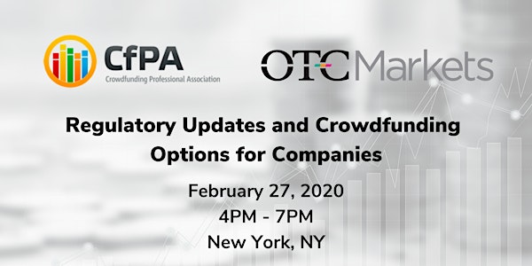 Regulatory Updates & Crowdfunding Options for Small Businesses