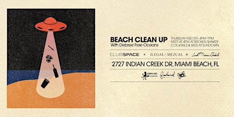 BEACH CLEAN UP HOSTED BY ILEGAL MEZCAL x LINK MIAMI REBELS primary image