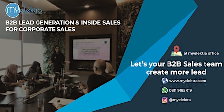 B2B Lead Generation Training For Corporate Sales  - Batch 3 primary image