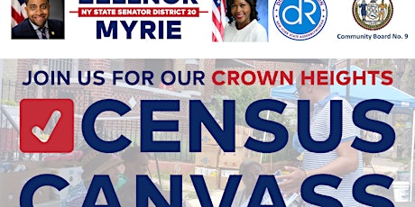 Senator Zellnor Y. Myrie's Get Out the Count: Crown Heights Canvass primary image