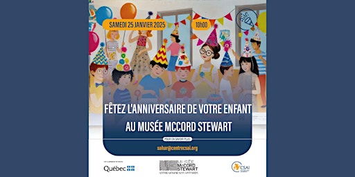 Imagem principal de Fêtez l'anniversaire de votre enfant au Musée McCord Stewart