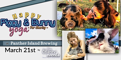 *Rescheduled* Happy Piggy & Bunny Yoga-For Charity at Panther Island Brewing primary image