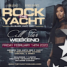 SAFAREE hosts ROCK THE YACHT CHICAGO ALL STAR WEEKEND 2020 ALL BLACK YACHT PARTY