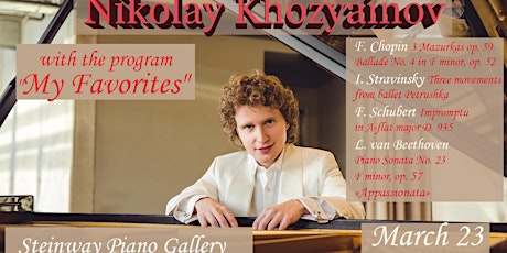 Nikolay Khozyainov with the program "My Favorites" in Ottawa primary image