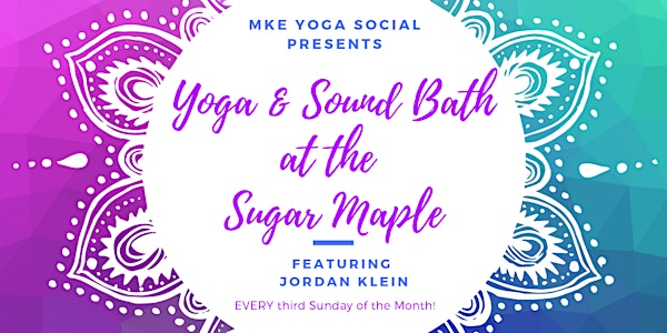 Gentle Restorative Yoga and Sound Bath at the Sugar Maple