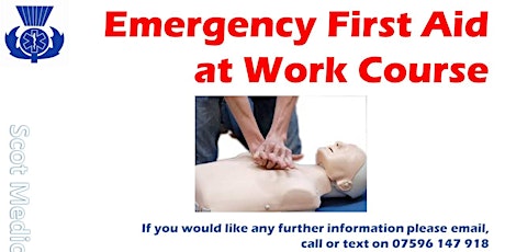 Emergency First Aid at Work Course primary image