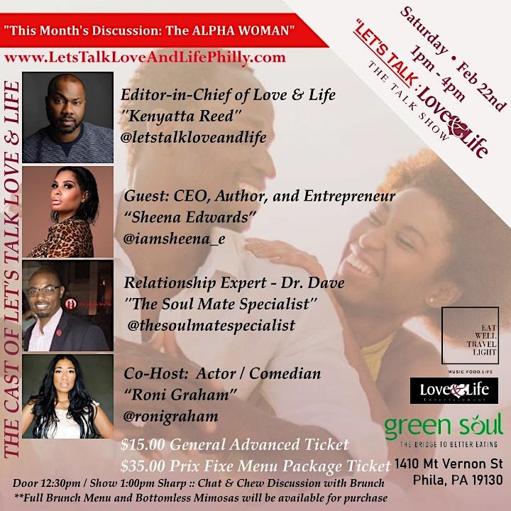 Let's Talk Love  and Life | Talk Show / Brunch Event image