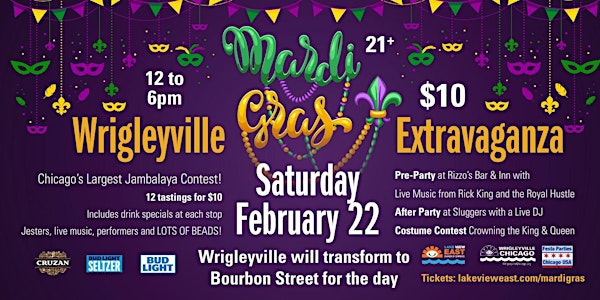Wrigleyville Mardi Gras Extravaganza