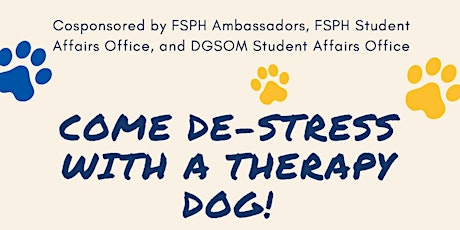 FSPH & DGSOM Therapy Dog Visit primary image