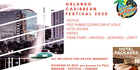 HOTEL PACKAGES - ORLANDO CARIBBEAN FESTIVAL 2020 - SAT MAR14 primary image