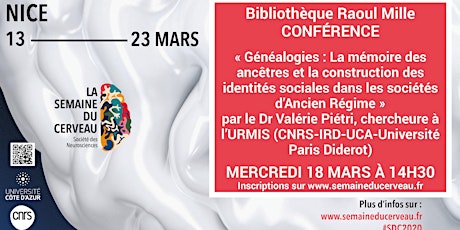 Image principale de Conférence : « Généalogies : La mémoire des ancêtres... »