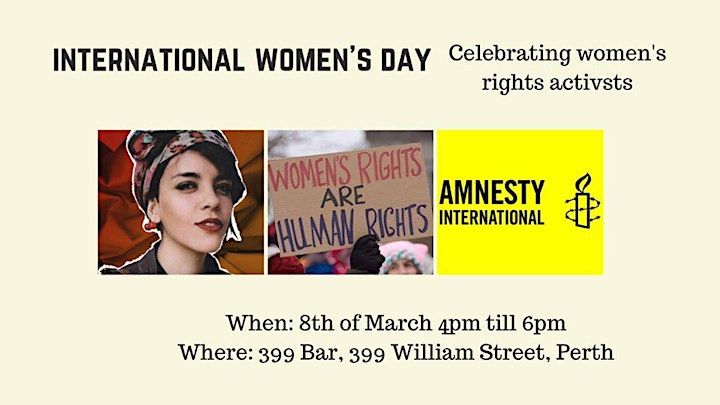 International Women's Day 2020  - Celebrating Women's Rights Activists image
