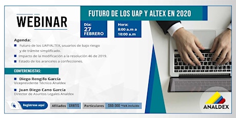 Imagen principal de Webinar: Futuro de los UAP y ALTEX en 2020